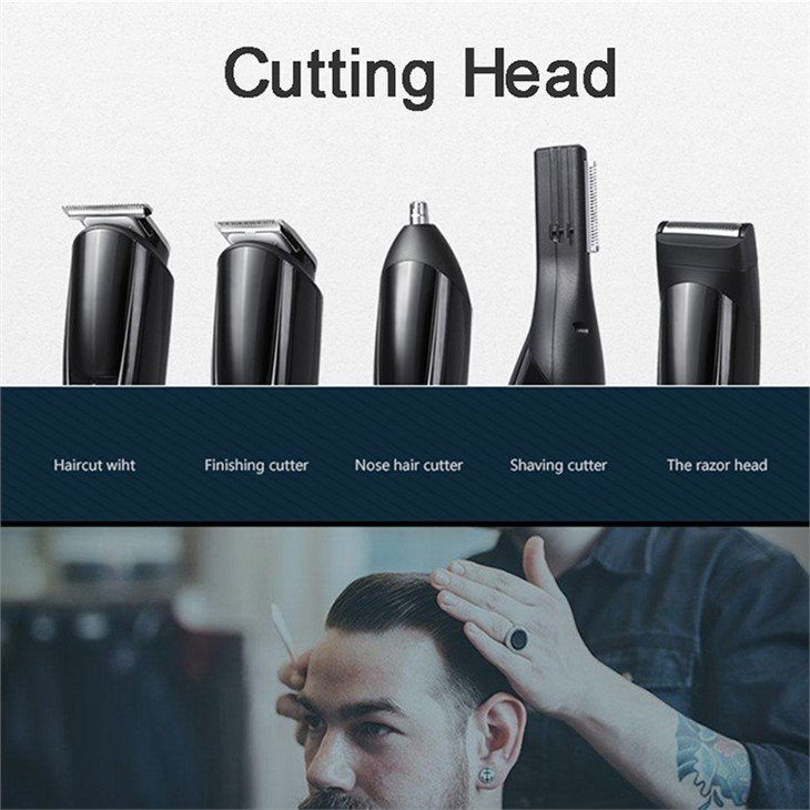 5 em 1 máquina de corte de cabelo