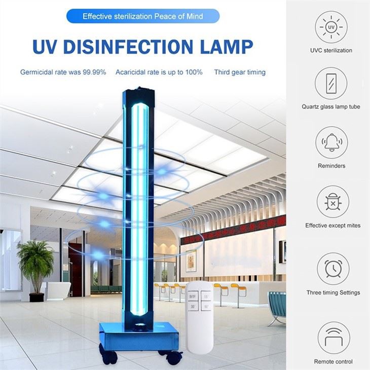 Esterilizador de luz UV móvel