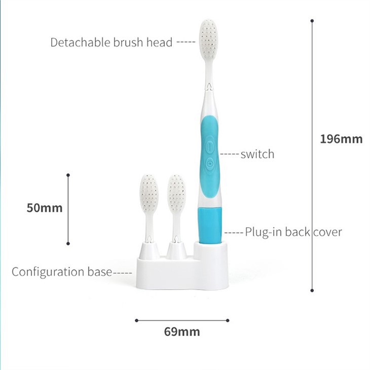 Bateria elétrica para escova de dentes